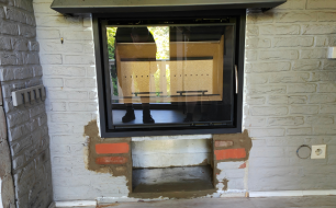 Installation d'un poêle à bois Bodart & Gonay Easy 740