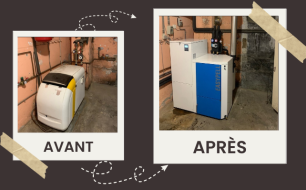 Remplacement d'une chaudière fioul par  une chaudière aux pellets