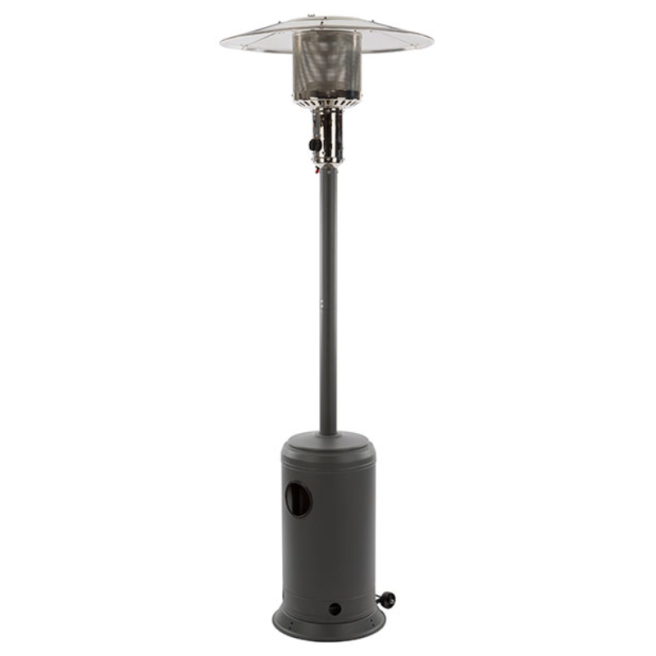 Chauffe-terrasse Champion acier gris