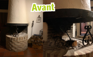 Rénovation d’un feu ouvert et installation d’un insert bois à Ohey