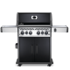 Rogue SE 525, grilles de cuisson en fonte, noir