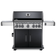 Rogue SE 625, grilles de cuisson en fonte, noir