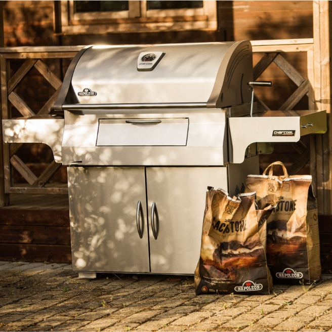 Kettle charbon de bois Professionnel, acier inoxydable