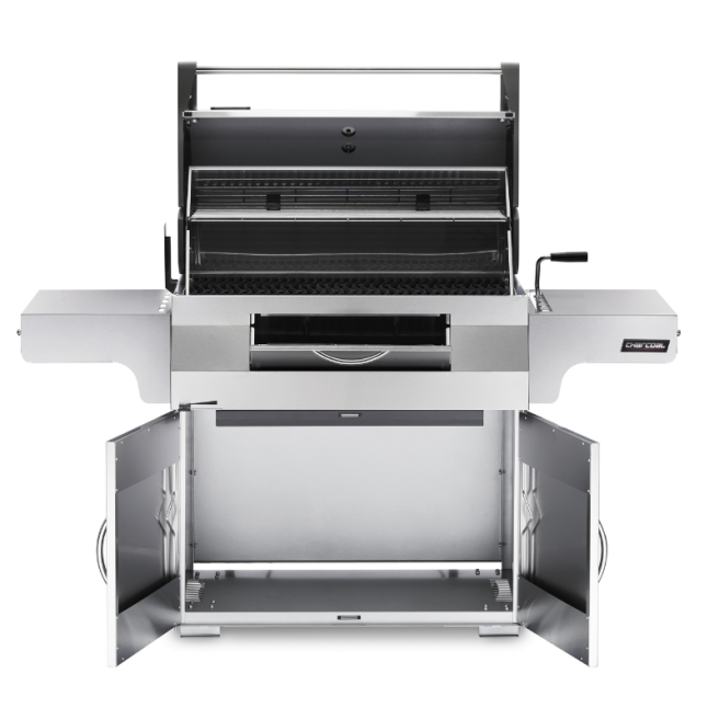 Kettle charbon de bois Professionnel, acier inoxydable