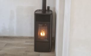 Installation d'un poêle pellets MCZ Ego X Up M+