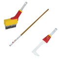 Wolf Garten- Set Brosse+Grattoir+Manche Zm140