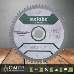 Lame De Scie « Multi Cut - Classic », 216X30, Z60